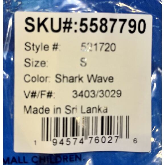 NEW Lands' End Boys Rash Guard Swim‎ Shirt Small (6/7) Short Sleeve UPF 50 NWT - Picture 8 of 8